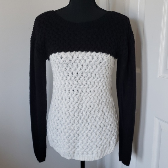 Hooked Up by IOT Sweaters - Hooked Up. Women's Knitted Colorblock Sweater